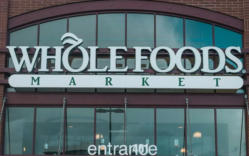 wholefoods market using serif font