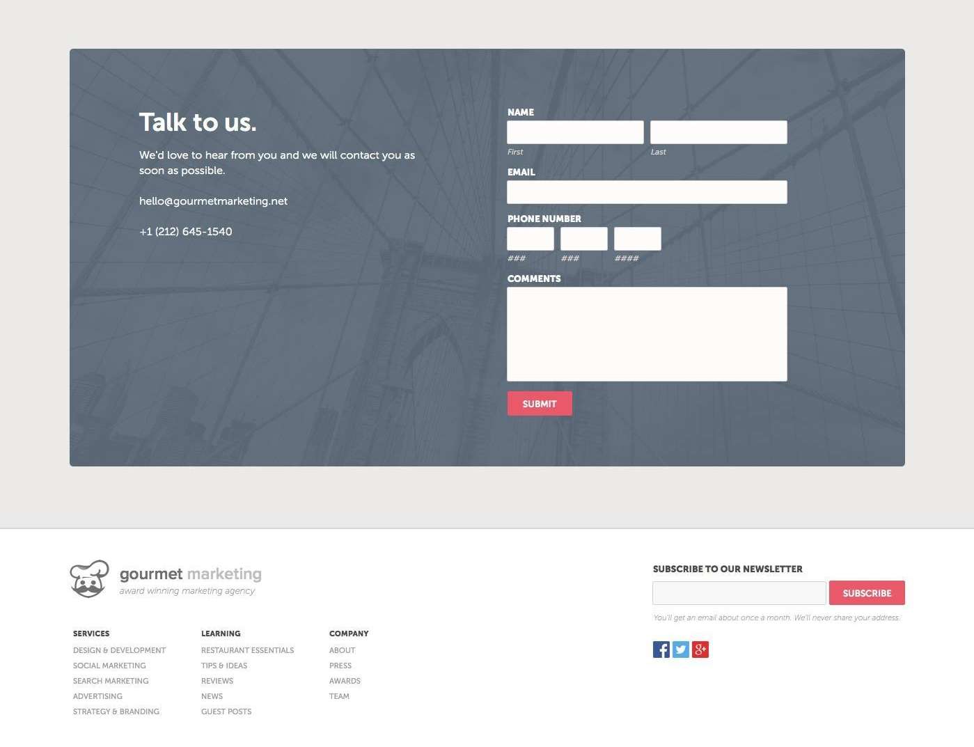 Add Simple Contact Forms