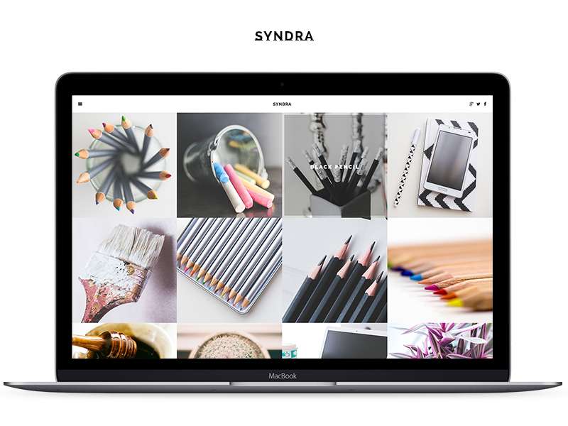 Minimalist web design - no npodr