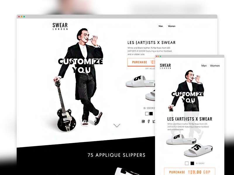 one page website - sw