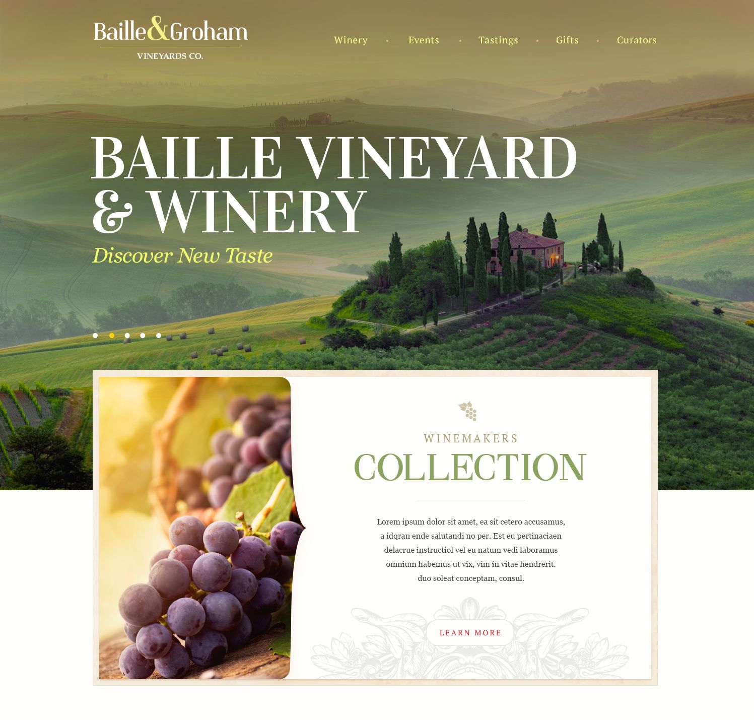 Titles and subtitles larger than body text Titles and subtitles larger than body text