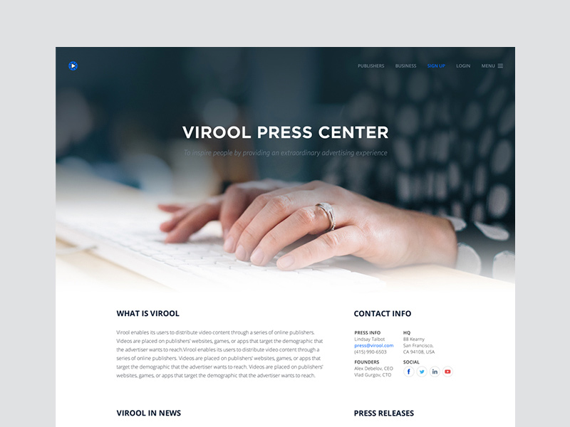 Acknowledge Readability Acknowledge Readability for website footer design