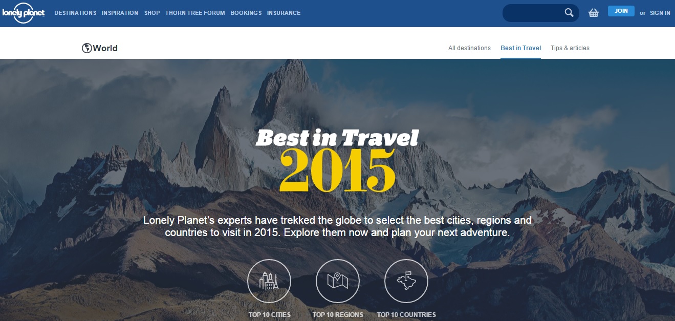 Simple URL for travel website design