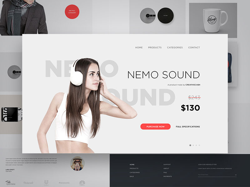Experimental-eCommerce-Website-Homepage