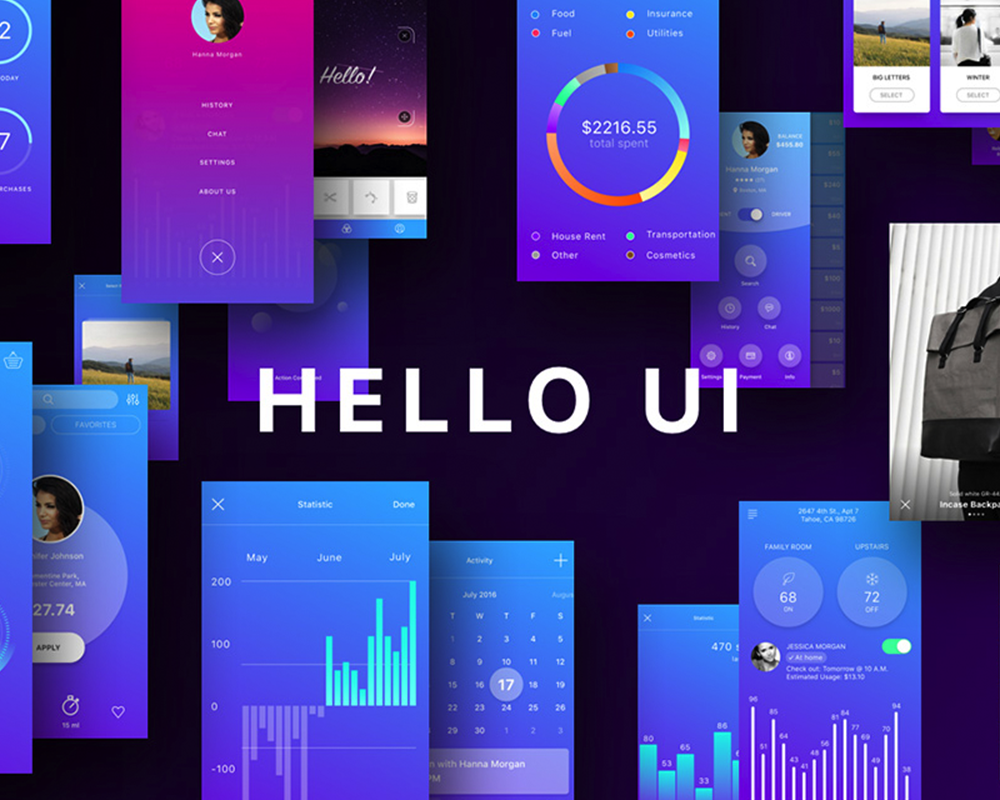 Hello UI Kit for Sketch App