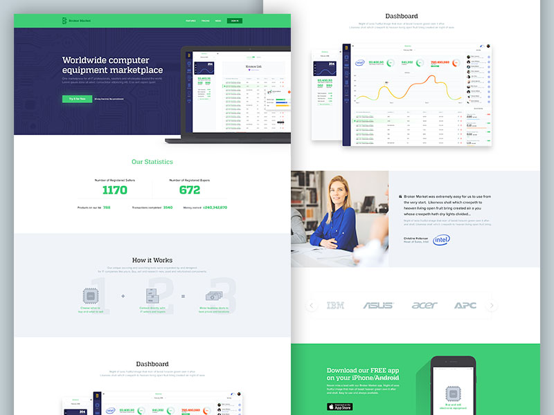 Broker-Market-Landing-Page