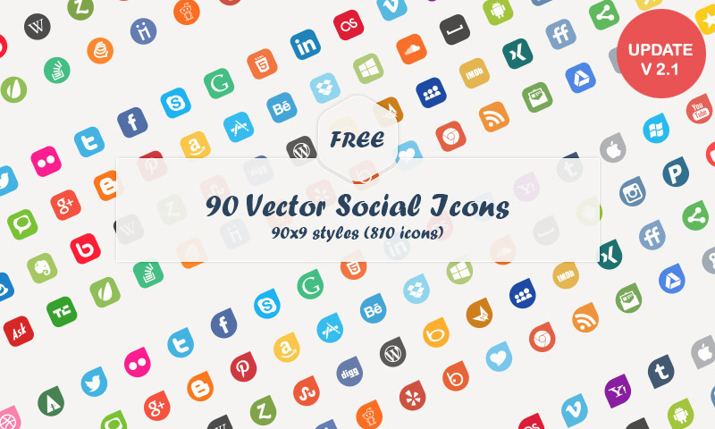 Social Media Vector Icons (Freebie) Social Media Vector Icons (Freebie)