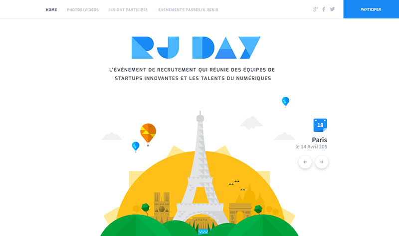 web design fonts - Event-Website-Design