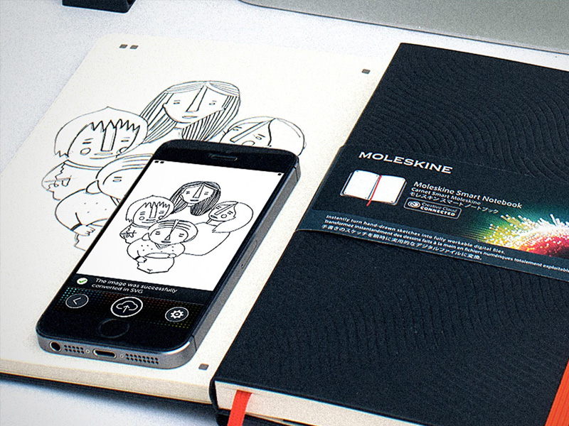 Moleskine Smart Notebook - cool notebooks for designers
