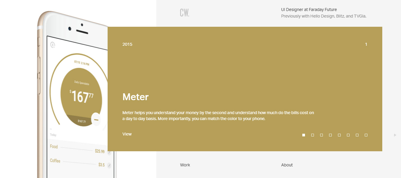 one page website - 9