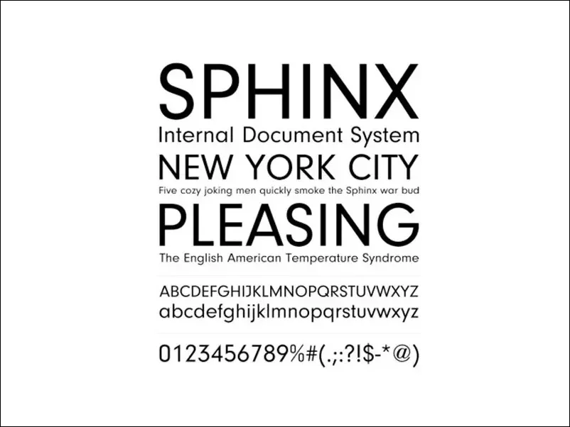 Geometric Sans Serifs typefaces influenced by geometry