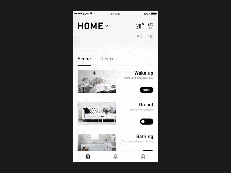 attract the users' attention