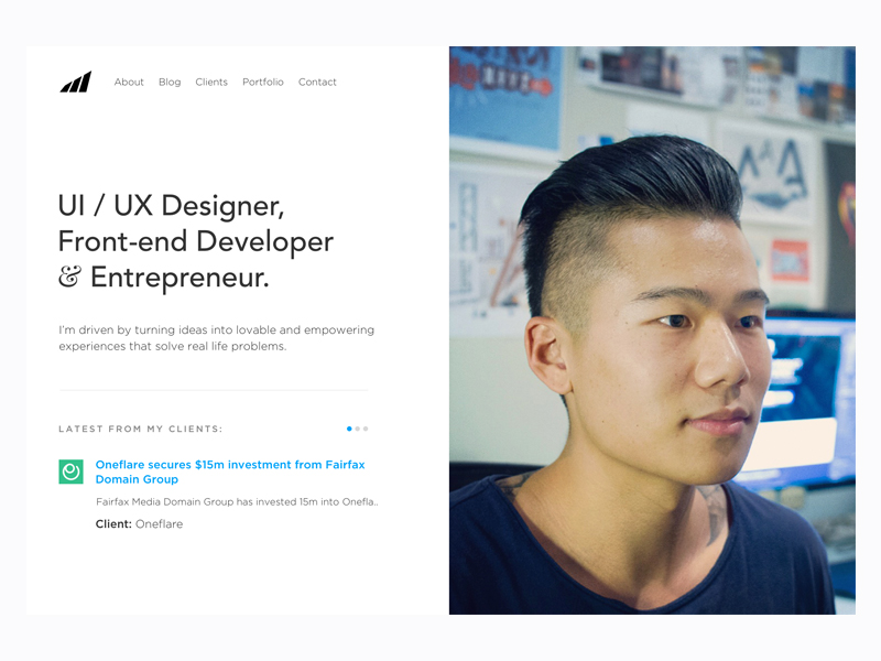 How to sell yourself on your website