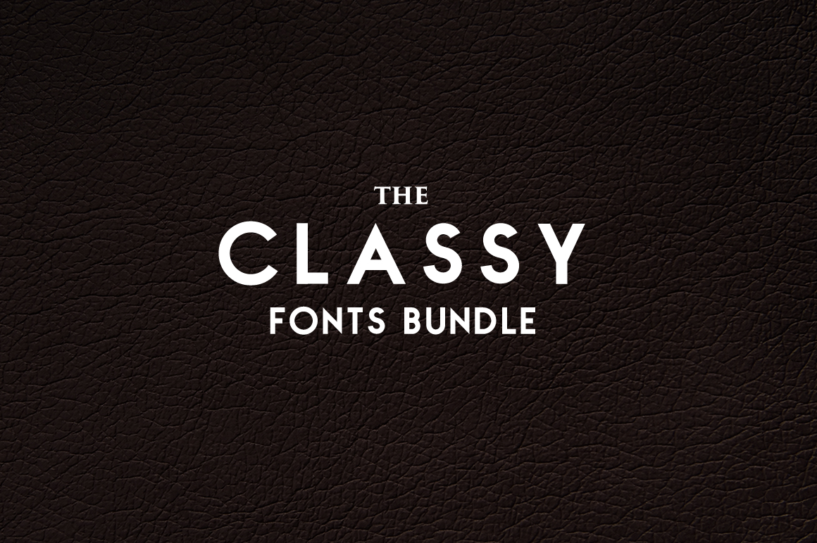The Classy Fonts Bundle