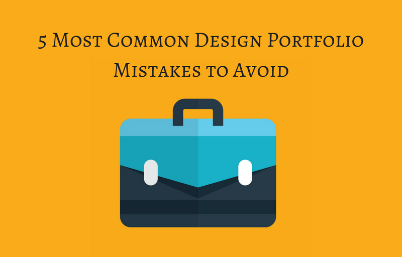 Common Design Portfolio Mistakes
