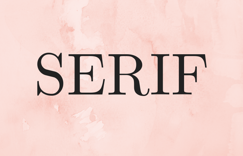 Modern Serif Fonts