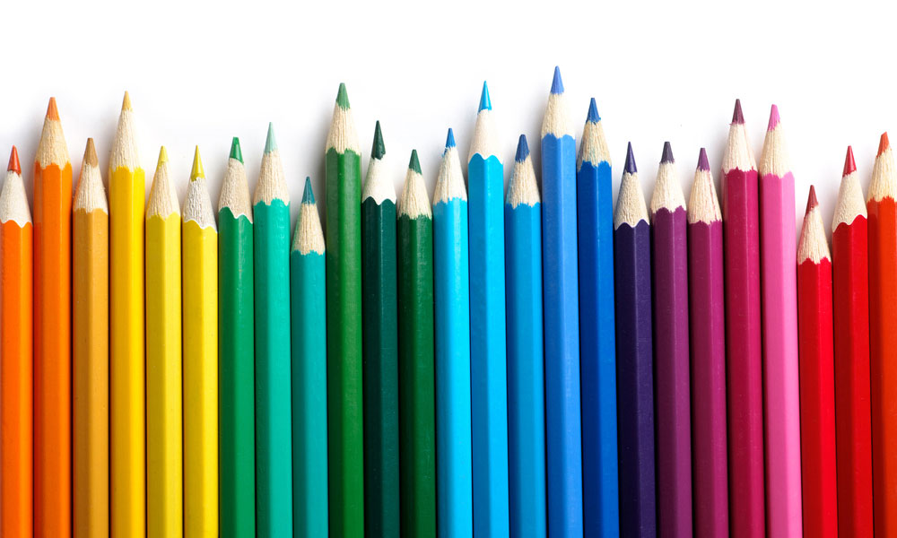 using colors to create illusion of depth