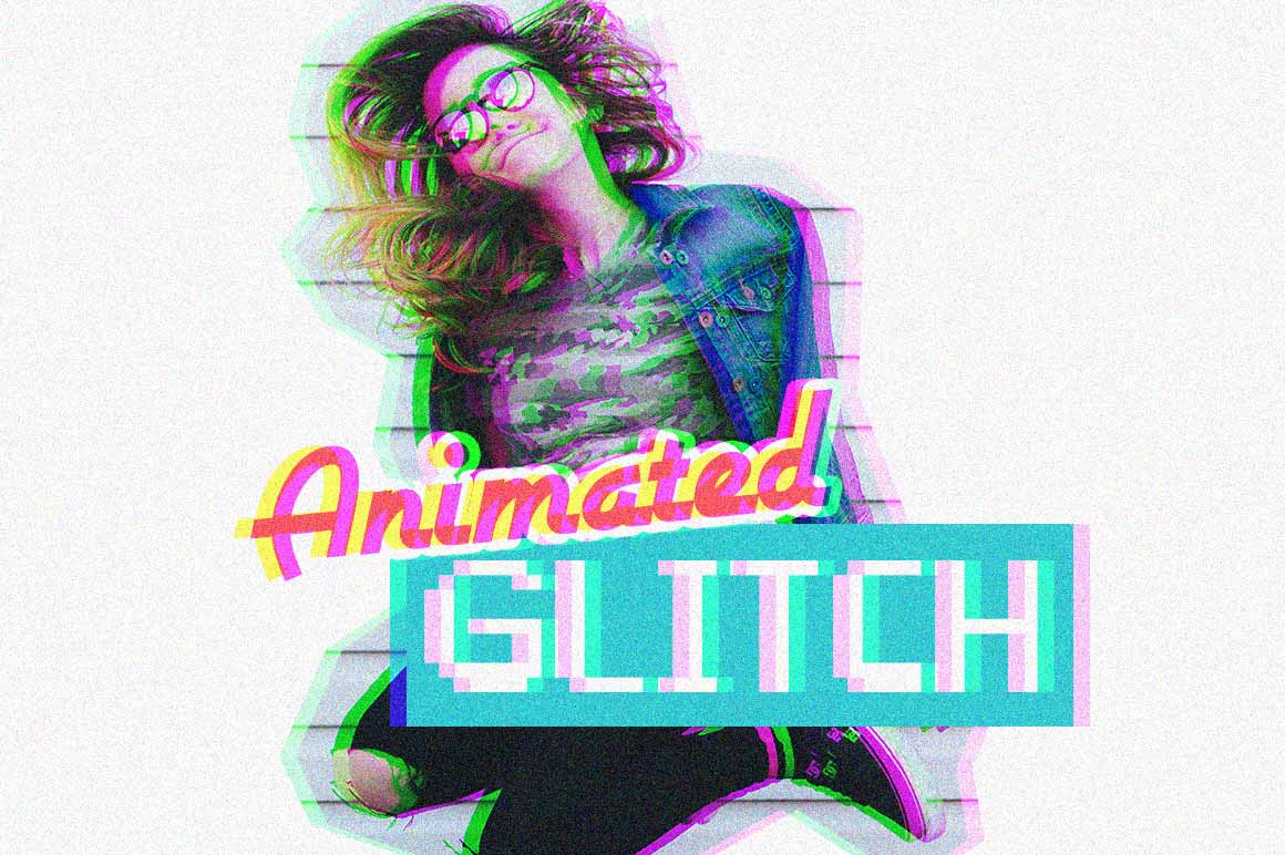 animated glitch effect