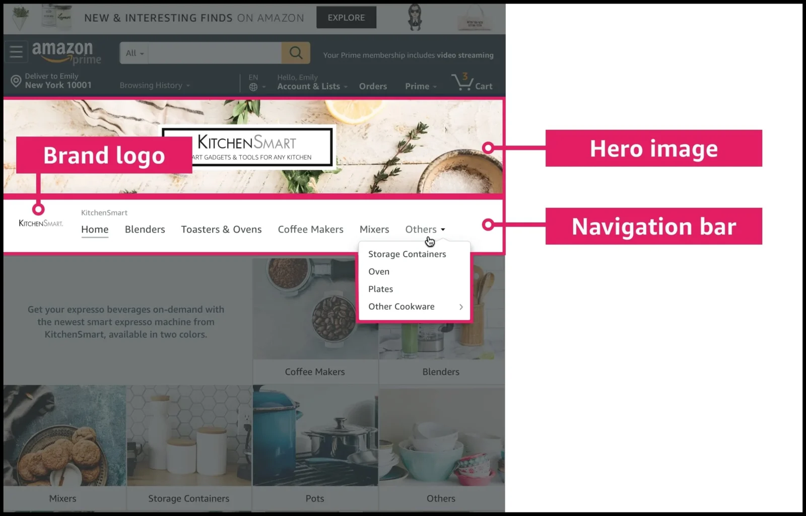 Amazon storefront banner size
