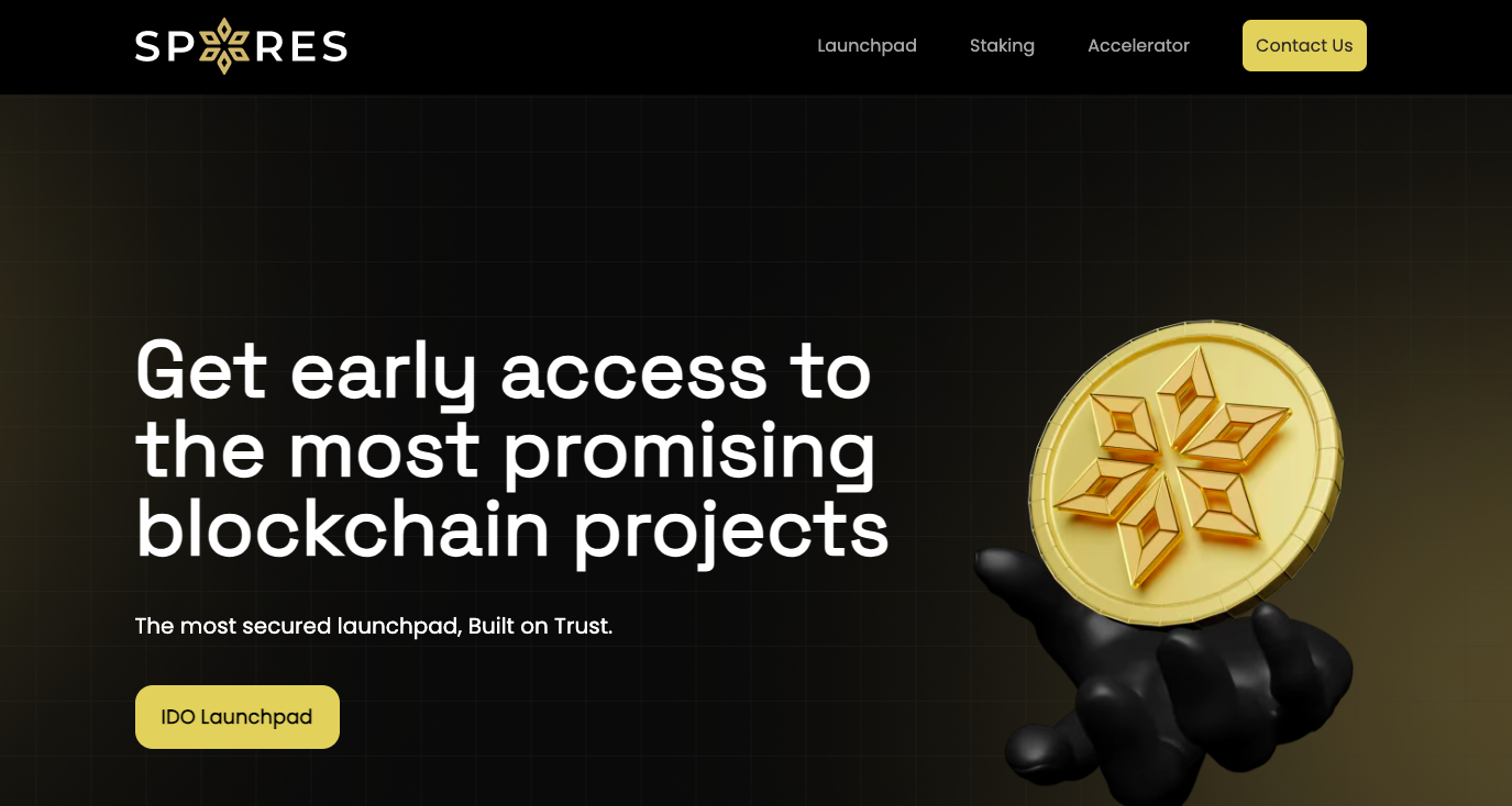 spores website design Spores media company