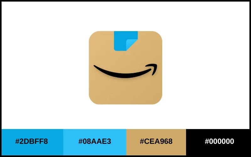 amazon shopping app colour