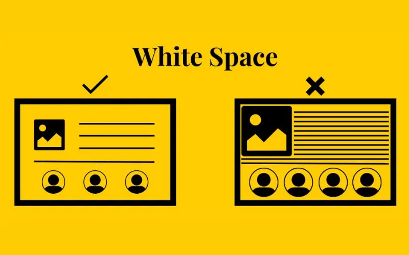 use white space for elegant designs