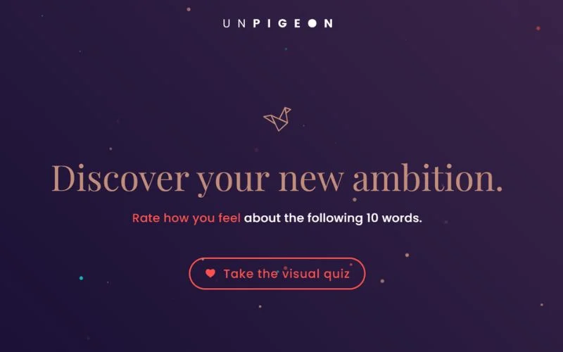 use clean and simple web design