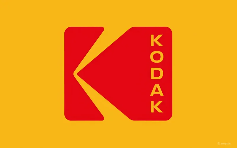 feature image of kodak logo history