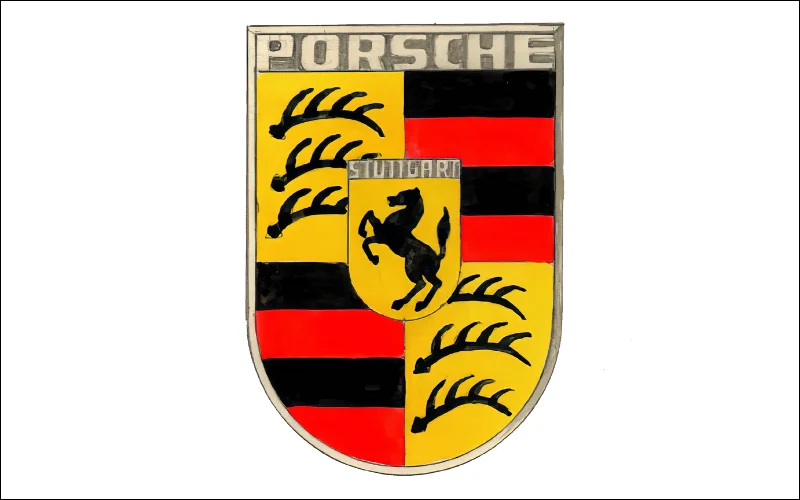 first official porsche logo