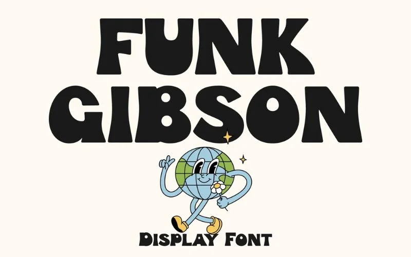 funk gibson typeface
