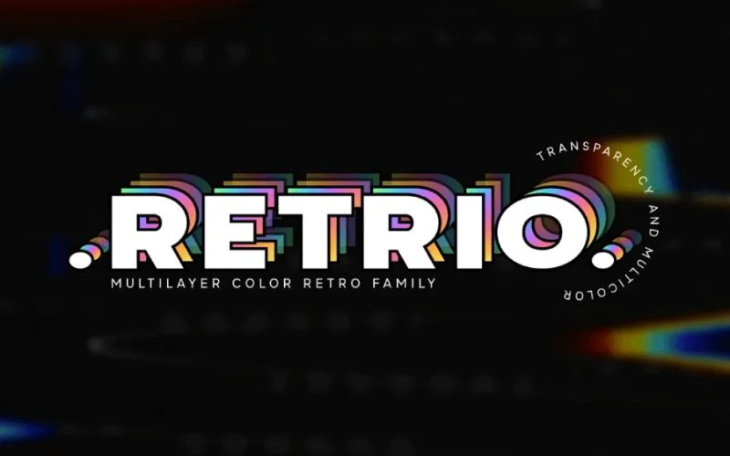 retrio 90s fonts