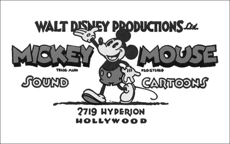 original disney logo in 1929