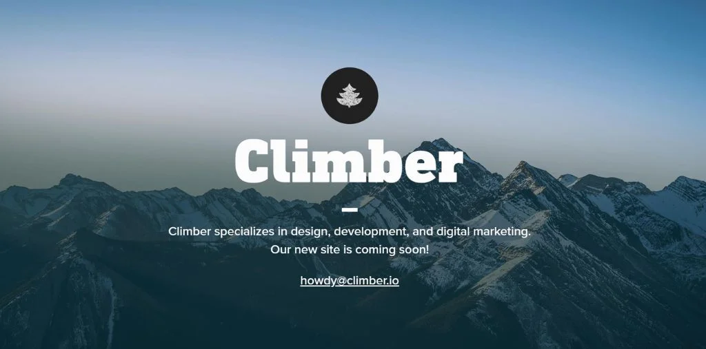 climber: interactive websites designs