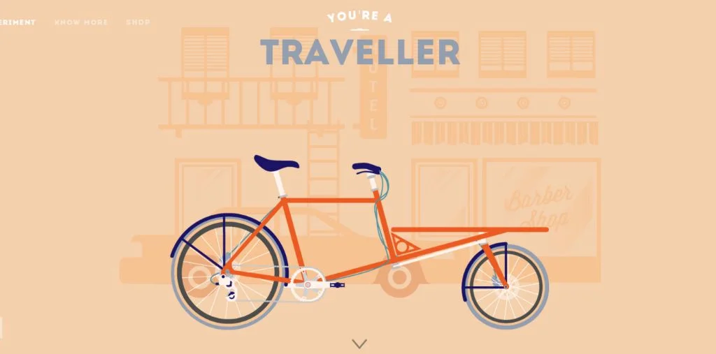 cyclemon: interactive websites examples