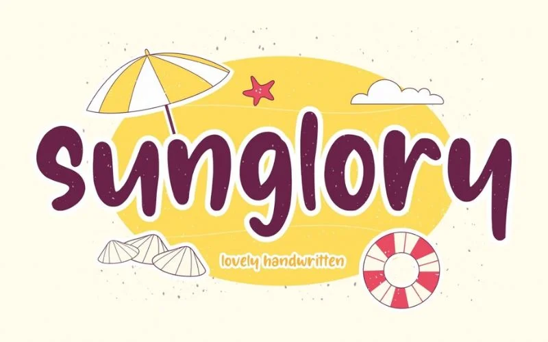 sunglory font