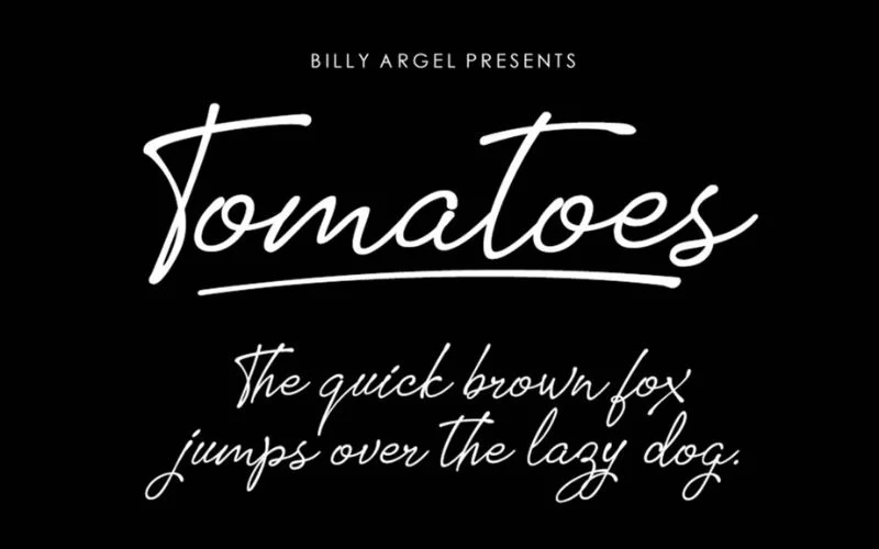 tomatoes font