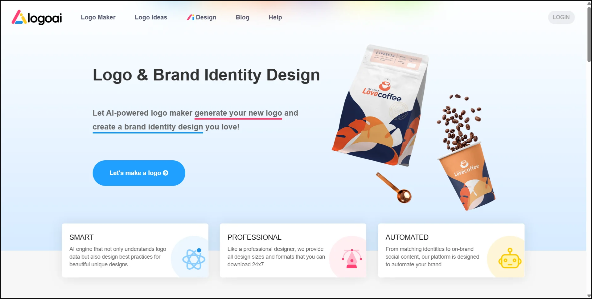 LogoAI Design A new logo