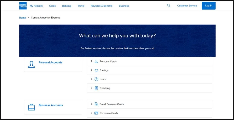 American Express customer support