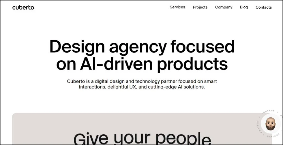 creative parallax website